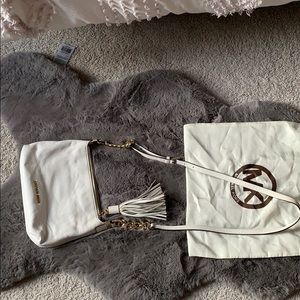 White small MK crossbody